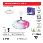 CAIXA DE SOM FLUTUANTE