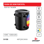 CAIXA DE SOM PORTÁTIL