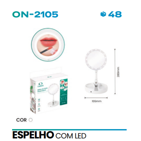 1箱带LED的镜子（1箱=48PCS）