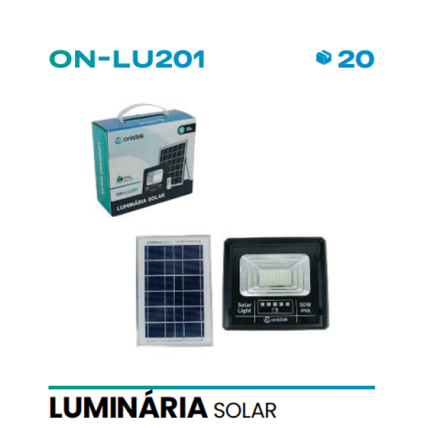LUMINÁRIA SOLAR
