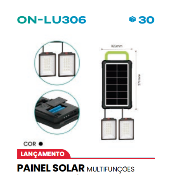 PAINEL SOLAR MULTIFUNÇÕES