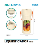 LIQUIDIFICADOR MINI