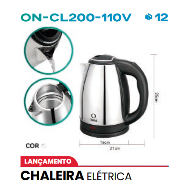 CHALEIRA ELÉTRICA