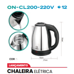 CHALEIRA ELÉTRICA
