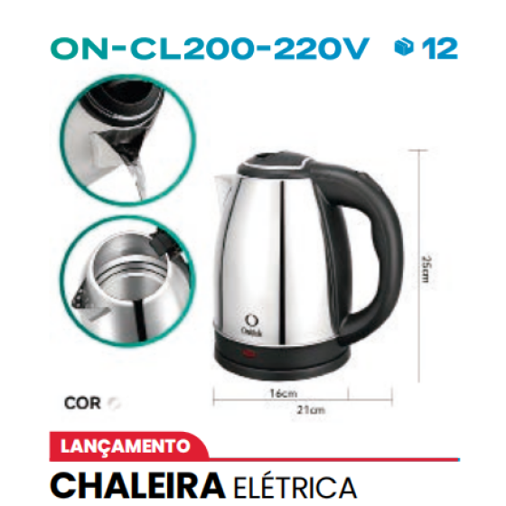 CHALEIRA ELÉTRICA