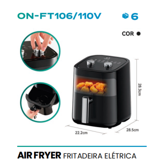 AIR FRYER FRITADEIRA ELÉTRICA