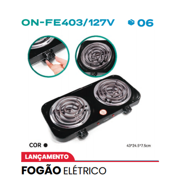 FOGÃO ELÉTRICO