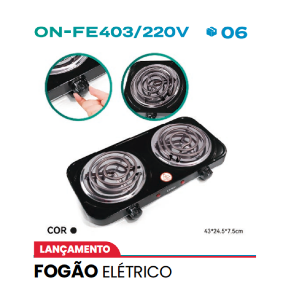 FOGÃO ELÉTRICO