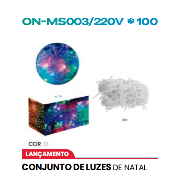 CONJUNTO DE LUZES DE NATAL