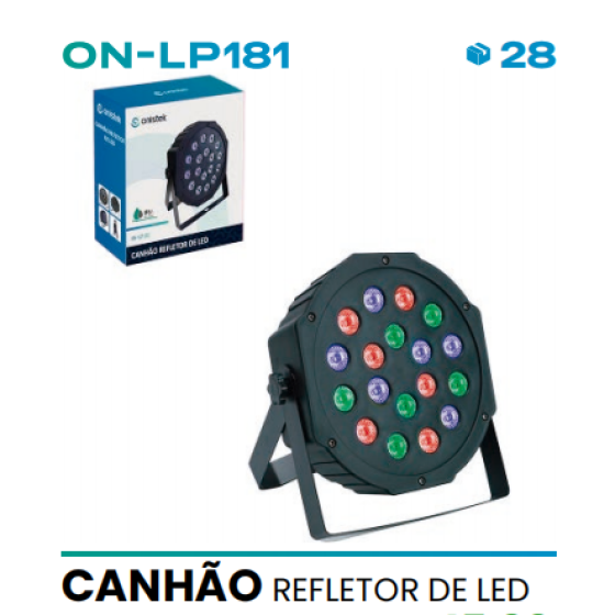 CANHÃO REFLETOR DE LED