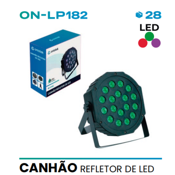 CANHÃO REFLETOR DE LED