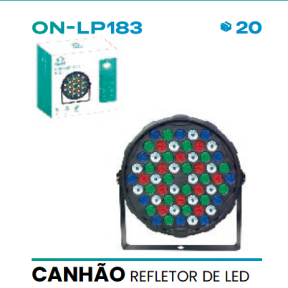 CANHÃO REFLETOR DE LED