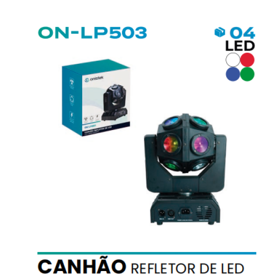 CANHÃO REFLETOR DE LED