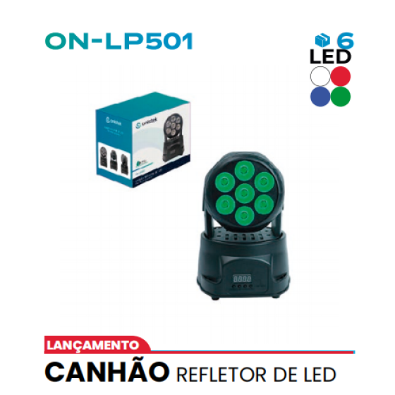 CANHÃO REFLETOR DE LED