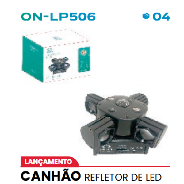 CANHÃO REFLETOR DE LED