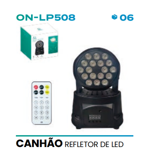 CANHÃO REFLETOR DE LED