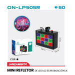 MINI REFLETOR DE LED LUZ ESTROBOSCÓPICA