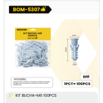 1箱Buchha-M6套件100个（1箱=144PCS）