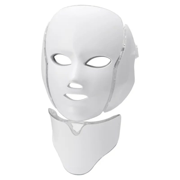 LED 面颈一体光疗面罩，7 色光子嫩肤仪，面部颈部焕肤抗衰美容仪，家用护肤工具