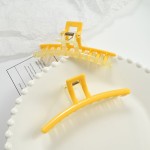 6pcs双色果冻色抓夹大号发量多后脑勺鲨鱼夹韩版新款发抓发夹发饰