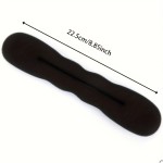 2 个发髻制作工具 - 黑色发圈魔法发髻制作器 - 成人DIY发髻塑形器 - 用于盘发、发髻的垫子