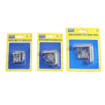 2pcs/4pcs多尺寸家具角落加固角码套装 DIY 家具/置物架角落加固神器 配螺丝 稳固连接木板/框架 居家木工小帮手 让手工制作更牢固