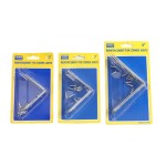 2pcs/4pcs多尺寸家具角落加固角码套装 DIY 家具/置物架角落加固神器 配螺丝 稳固连接木板/框架 居家木工小帮手 让手工制作更牢固