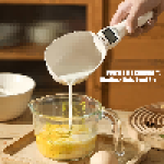 电子勺,食品数字量勺，带LCD屏幕的高精度电子秤,智能可调 适用于家庭厨师、烘焙师、厨师、宠物主人的量杯 厨房家用称量勺