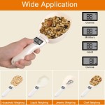 电子勺,食品数字量勺，带LCD屏幕的高精度电子秤,智能可调 适用于家庭厨师、烘焙师、厨师、宠物主人的量杯 厨房家用称量勺