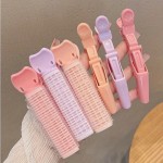 四件套优雅卷发夹 - 彩色发根增厚卷发夹、轻质发根卷发器、便携式自制发型工具