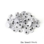 儿童手工课diy材料背胶可活动眼睛动物眼睛配件玩具粘贴娃娃眼睛
