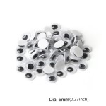 儿童手工课diy材料背胶可活动眼睛动物眼睛配件玩具粘贴娃娃眼睛