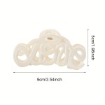 4pcs/5pcs优雅哑光大号发夹，强力抓握，适合浓密头发的女性，耐用塑料，适合日常、家庭户外和通勤风格