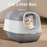 E24带碗猫砂盆+猫砂垫