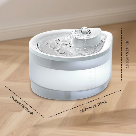 004水滴喂水器（2500ML循环出水，USB供电）