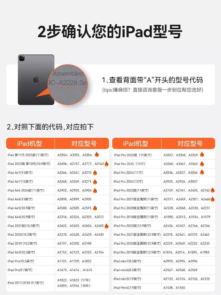 适用ipad平板壳Air8/7蜂窝三折mini新款pro2026苹果a16ipad保护套